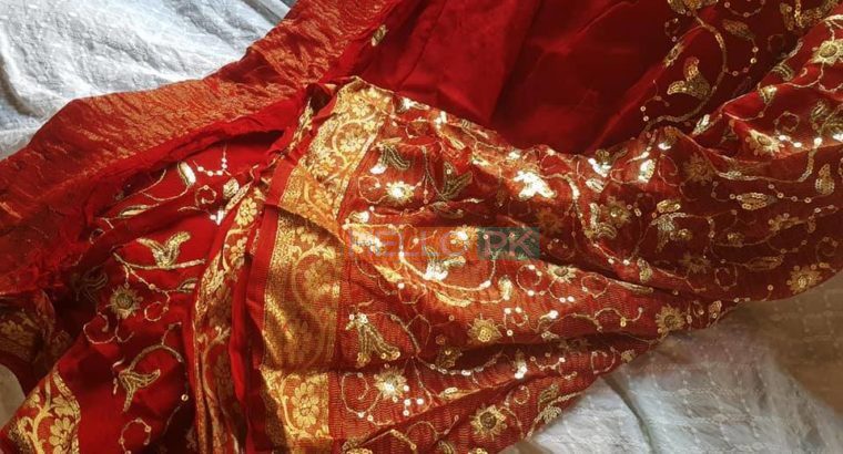 Bridal Saree PKR 10,000/- cash on dilivery all over Pakistan