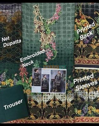 LAWN NECK EMB CHIFFN DUPTA .NET DUPTA , Karachi