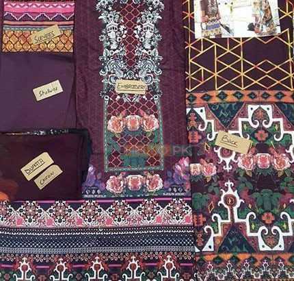 LAWN NECK EMB CHIFFN DUPTA .NET DUPTA , Karachi