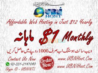 Affordable 1 GB website hosting and domain registration