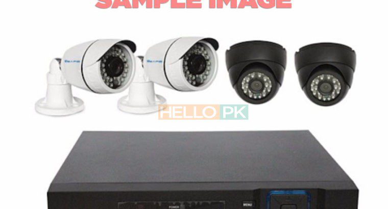 4 Cameras AHD, 4CH DVR 2MPixel 200Rft Wiring/Installation