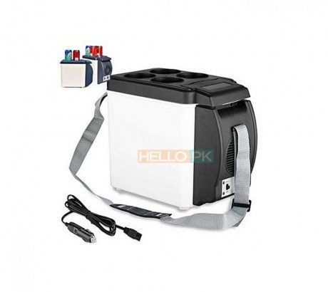 Techmanistan Multi-Functional Car Fridge – 6.0 Liter – White