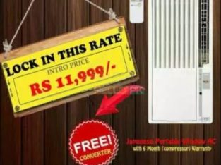Window Mounted Japanese Imported Ship AC with converter Cheapest Rates