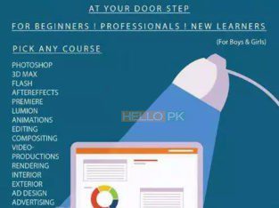 Learn Photoshop,Premiere, Flash,Lumion, 3D Max,Animations