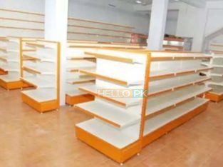 We deal in all type of Racks.Double side gondola racks for departmental stores