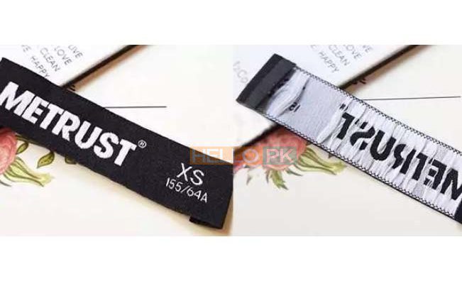 Manufacturers of Custom Woven Clothing high quality Labels For Sell