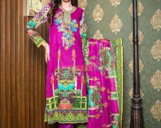 Beauty full Embroidered Lawn 3 Piece Suit Collections 2018 Pack of 10 on wholesale price