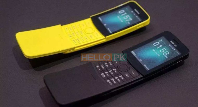 Nokia 8110 (2018 Model) Box Pack Available | Free Home Delivery,DUAL SIM,Long Life Original Nokia battery
