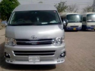 Travel With Our New Hiace 2018 Model Available For Trip And Tours To Anywhere In Pakistan