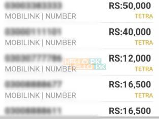 Are You Want Golden Numbers ? Jazz Warid Ufone Zong.Available for Sale.