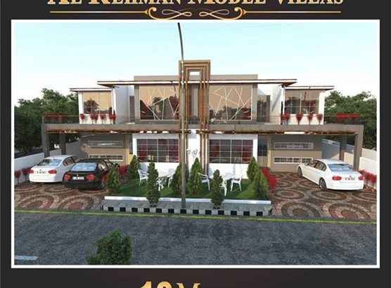 Al Rehman Model Villas & Comercial Projects.Project near with CPEC