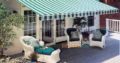 Apni Shops Ke Bahar Folding Pardey Folding Sun Shades Lagwaen Tarpaal Green Net Iron & Fiber Shade