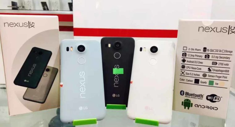 LG nexus 5x LG nexus 5x brand New With Box 2GbRm ,16Gb Memory,Fingerprint, 13mg Camera