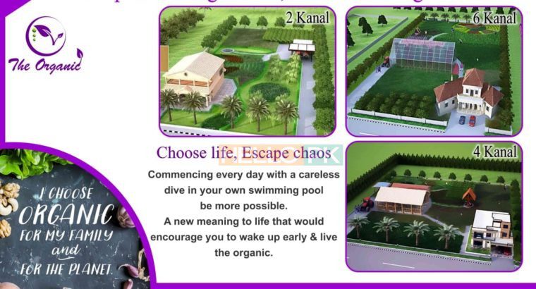 Farm houses for sale in net and 4 year installments plan.chakri interchange.20 minutes drive from Islamabad