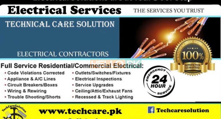 We offer a premium electrical service in Karachi.Electrician Services Providers.