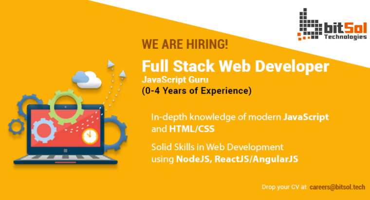 Full Stack Web Developer Required in Islamabad