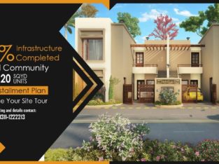 Ali ze Garden 200 & 120 Yards one unit Super Luxury bungalows.Your Dreams Comes True