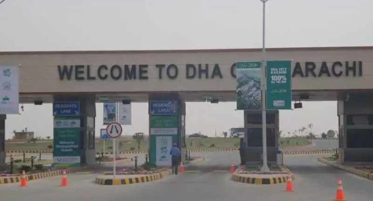 Dha city krachi,125,200,300,500, 1000,gaz ke plots ke achi offer fori payment ke leye rabta krain