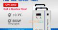 Portable Water Chiller CW 5000 for CO2 Laser
