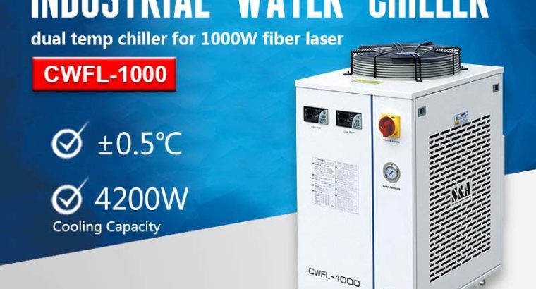 Closed Loop Water Chiller Unit for 1000W Fiber Laser Cutting Machine