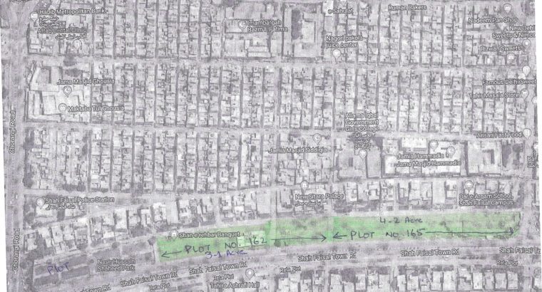 Commercial Plot 14 Acre Shah Faisal No.2 Near Police Station for Sell