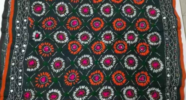 Beauty full Chiffon phulkari dupatta