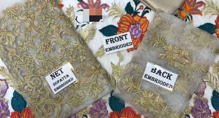 ASIFA NABEEL CHIFFON COLLECTION NOW AVAILABLE.Free Delivery in Karachi