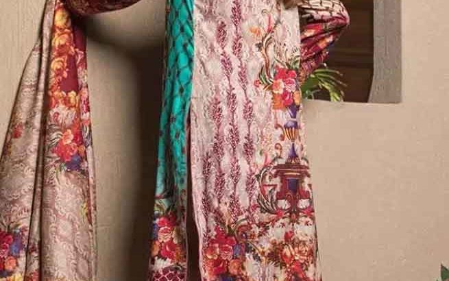 Khaddar Embroidered 3 Piece Suit With Shawl(Rana Arts).Delivery all over Pakistan
