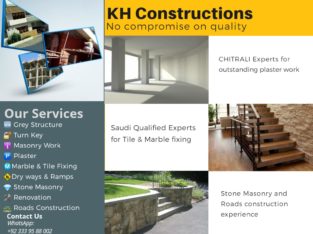 Best Construction and Renovation Services in Islamabad & Rawalpindi