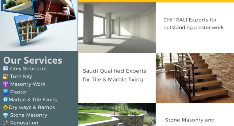 Best Construction and Renovation Services in Islamabad & Rawalpindi