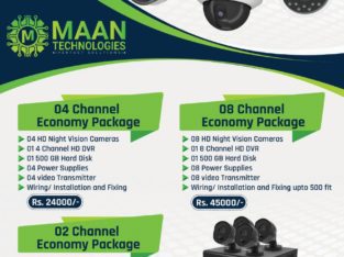 SECURE HOME & OFFICE 4 HD Camera Full pkg Rs 24000