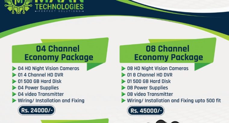 SECURE HOME & OFFICE 4 HD Camera Full pkg Rs 24000