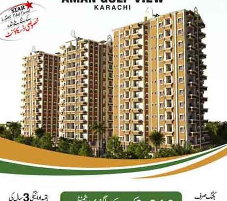 AMAN GOLF VIEW.3/4/5 & 6 ROOM LUXURY APARTMENT On Easy Installment