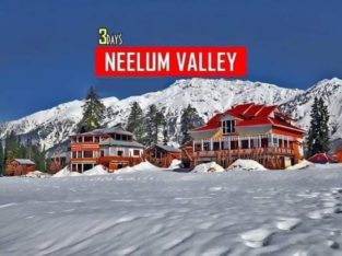 Full Adventure 3 Days Snowy Trip To Neelum Valley For Honeymoon,Families and Friends.