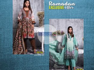 RANG REZA LAWN COLLECTION VOLUME 3 & 4 WITH LAWN DUPATTA