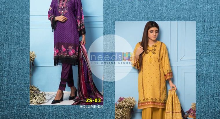 RANG REZA LAWN COLLECTION VOLUME 3 & 4 WITH LAWN DUPATTA