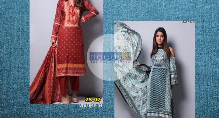 RANG REZA LAWN COLLECTION VOLUME 3 & 4 WITH LAWN DUPATTA