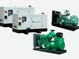 20 KVA to 1250KVA Slightly Used Imported DIESEL & GAS Generators.with warranty