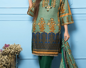 Rang Reza Printed Lawn 3 Piece Suit Collection Vol .3