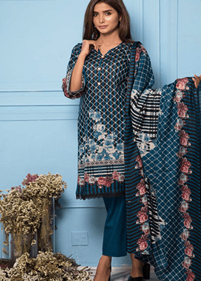 Rang Reza Printed Lawn 3 Piece Suit Collection Vol .3