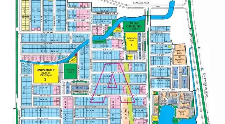 Best location.B-17 block A corner commercial plot 40 x 60