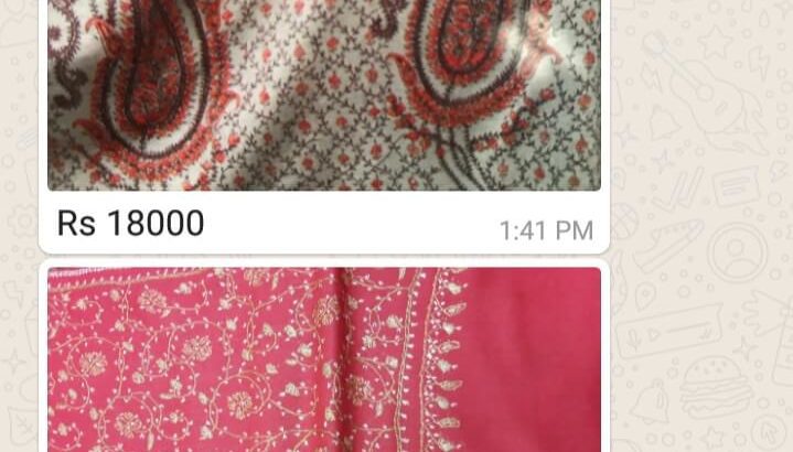 Premium Quality kashmiri Shawl.Contact Us