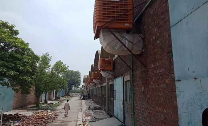 90% electric saving.Duct Air Cooler for Industrial,Halls,Factory,Godown