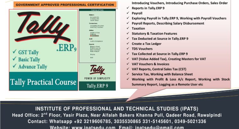 Quickbooks-PT,Talley ERP HR, Bookkeeping and Payroll Management