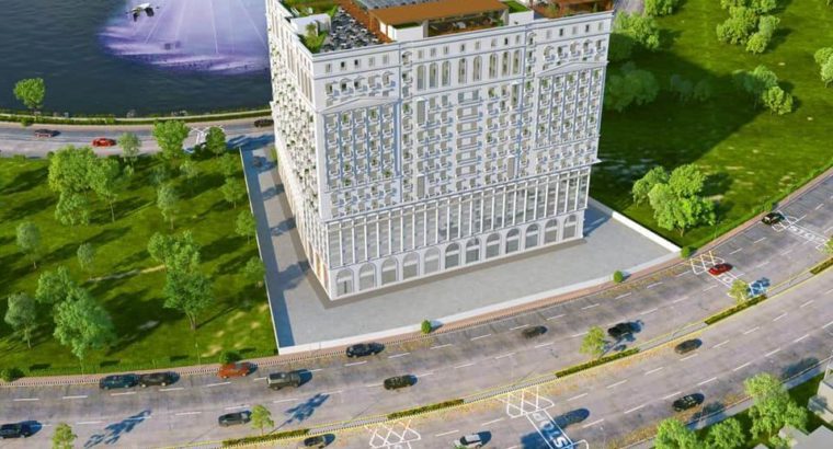 CRESCENT LAKE TOWER.Luxury Apartments & Shops.Bahria Town Rawalpindi