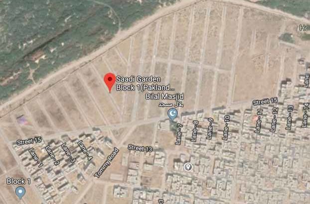 120 Sq Yards Plots in Sadi Garden Block-1.All Facilities Available
