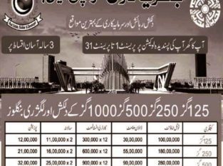 125/250/500/100 sq yrd Luxury Bungalows.3 Year Easy Installment in Bahria Town