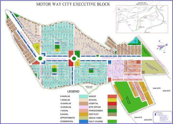 Motorway City Executive Block.Residential Plots On Installment.Best Location