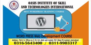 WordPress & Web Development Syllabus in Rawalpindi, Islamabad, Peshawar, Swabi