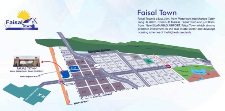 Capital Business Center.Offices |Shops |Apartments in Faisal Town Islamabad